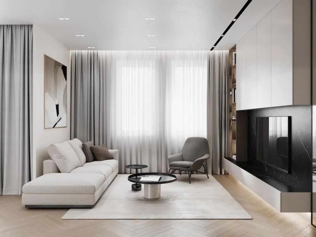 丰城龙润公寓20平米轻奢风格一居室装修设计效果图